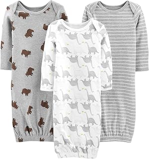 Infant-and-Toddler-Nightgowns (Lot de 3) Mixte bébé - Image 1