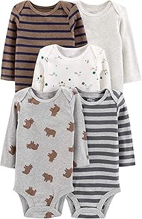 Long-sleeve Bodysuit Pack Of 5 Body Mixte bébé (lot de 5) - Image 1