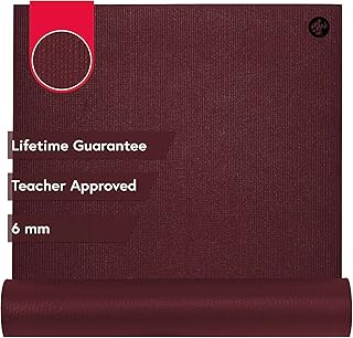 Manduka Pro Tapis de yoga recommandé par les instructeurs, texture adhérente, 6 mm, ultra dense, pour le yoga, le studio à la maison et le Pilates - Image 1