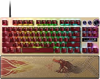 Razer Huntsman V3 Pro Tenkeyless Counter-Strike 2 Dragon Lore - Clavier PC e-Sport TKL Optique analogique sans pavé numérique - Snap Tap - Rapid Trigger - Clavier QWERTY US | Dragon Lore - Image 1