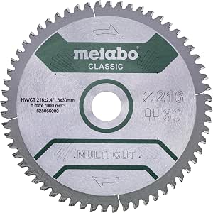 Metabo - 6.28066 - Circular saw blade - HW/CT 216 x 2.4/1.8 x30 mm - Image 1