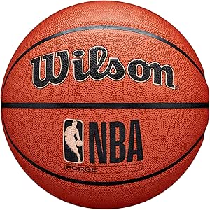 Wilson NBA Forge Indoor/Outdoor Basketballs - Size 5, Size 6 and Size 7 - Image 1