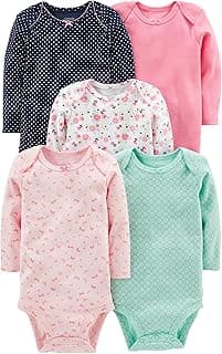 5-pack Long-sleeve Bodysuit Body Mixte bébé (lot de 5)