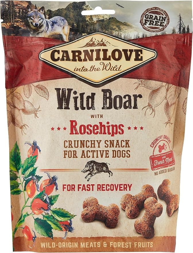 Crunchy Snack Carnilove Wild Boar & Rosehip Dog 200 g