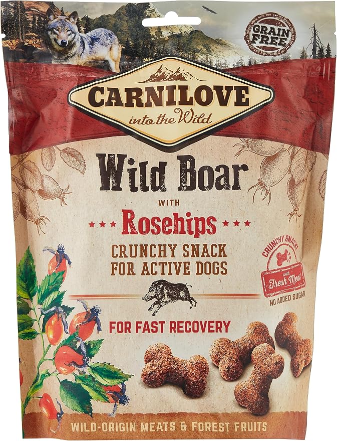 Crunchy Snack Carnilove Wild Boar & Rosehip Dog 200 g - Image 1