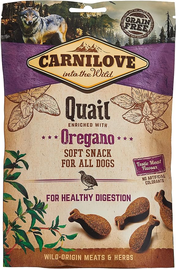 Carnilove Carnilove Crunchy Snack Quail & Oregano, Dog Price, 200 g – 200 g - Image 1