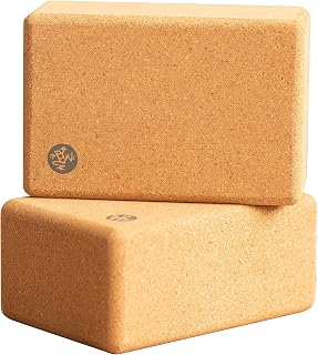 Manduka Blocs de liège et mousse recyclée - Accessoire et accessoire de yoga - Bords confortables, légers, fermes, antidérapants, différentes tailles et couleurs - Image 1