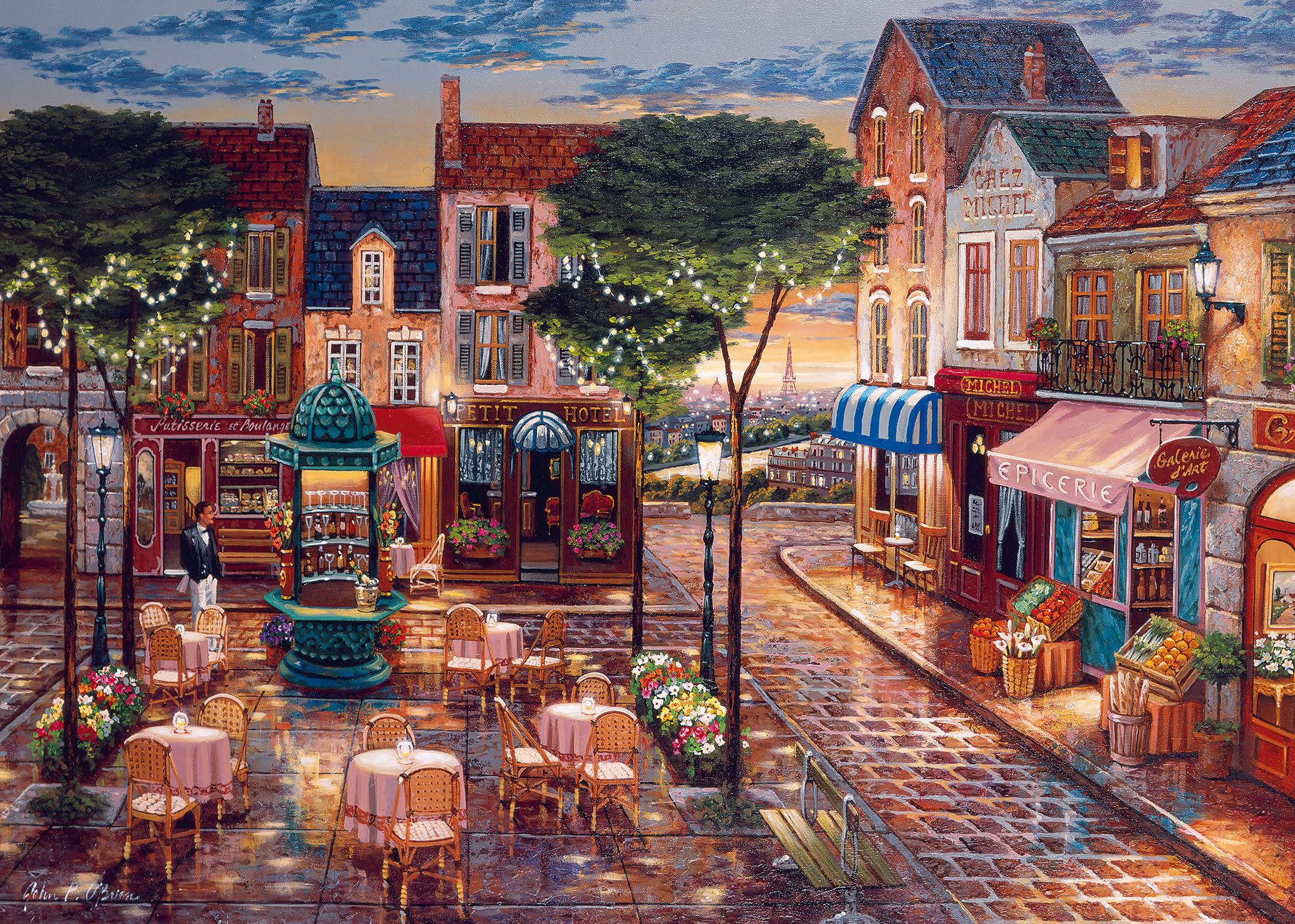 Ravensburger - 12000521 Adult Jigsaw Puzzle - 1000 Piece Puzzle - Paris in Painting - Adults and Children from 14 Years Old - High Quality Puzzle - Cities & Countries - 12000521 - Image 1