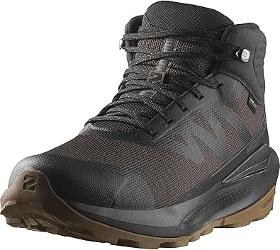 Salomon Elixir Tour Mid Waterproof Hiking Shoes for Men, Optimal Comfort, Unrolled, Soft, Waterproof - Image 1