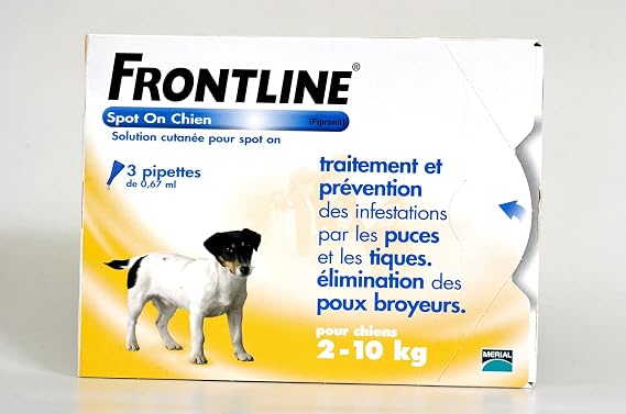 Merial Frontline Spot-On Small Dog 2-10 kg 3pip Anti-Flea and Tick - Image 1