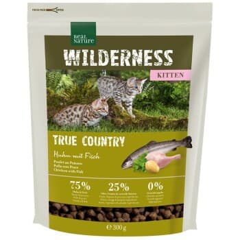 REAL NATURE WILDERNESS Kitten True Country Poulet au poisson 300 g