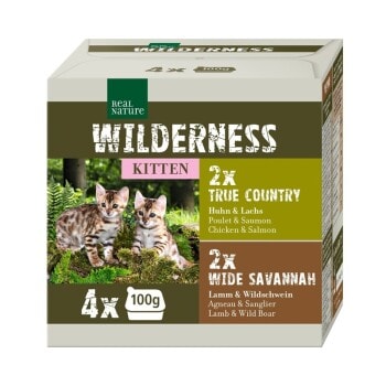 REAL NATURE WILDERNESS Kitten Multipack 4x100g - Image 1