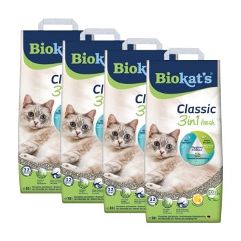 Biokat's Classic Fresh Litière agglomérante 4x18 l - Image 1