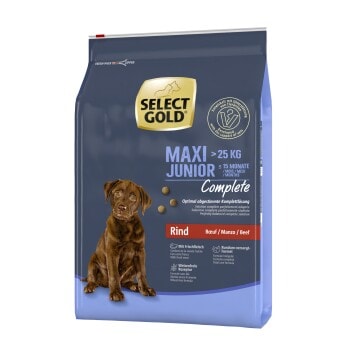 SELECT GOLD Complete Maxi Junior Bœuf 4 kg - Image 1