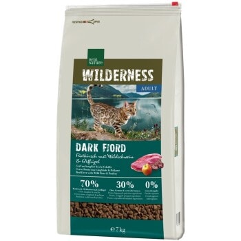 REAL NATURE WILDERNESS Dark Fjord Adult au cerf, au sanglier et à la volaille 7 kg - Image 1