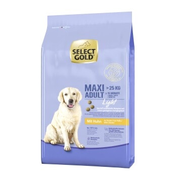 SELECT GOLD Light Croquettes Chien Adulte Maxi Poulet 12 kg - Image 1