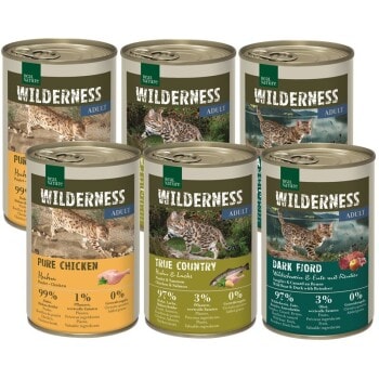 REAL NATURE Pack mixte Wilderness Adulte 6 x 400 g Pack mix 2 - Image 1