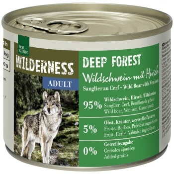 REAL NATURE WILDERNESS Adult DEEP FOREST Sanglier et Cerf 6x200 g - Image 1