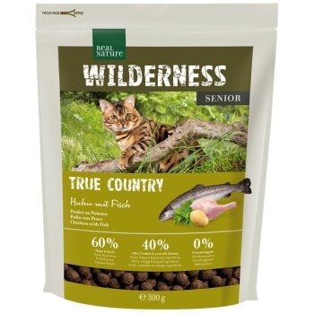 REAL NATURE WILDERNESS Senior True Country Poulet au poisson 300 g - Image 1