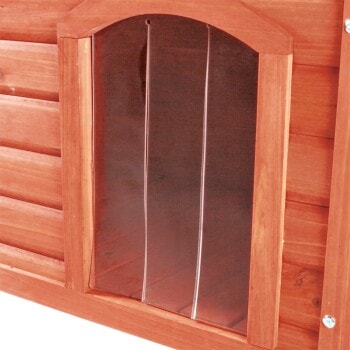 Trixie porte en plastique pour toit plat de niche pour chien L - Image 1