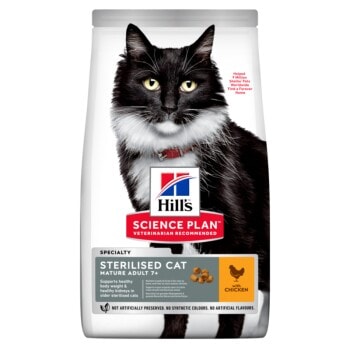 Hill's Science Plan Sterilised Mature Adult 7+ avec du poulet 3 kg - Image 1