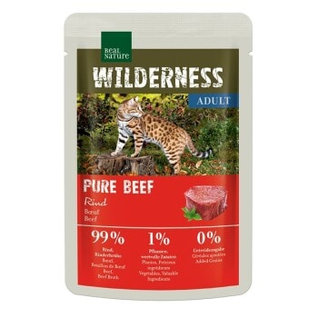 REAL NATURE Wilderness Adult Pure Beef 12x85 g - Image 1