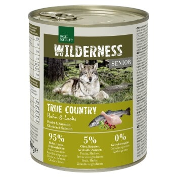 REAL NATURE WILDERNESS Senior True Country Huhn & Lachs 6x800 g - Image 1