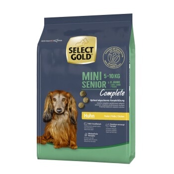 SELECT GOLD Complete Croquettes Chien Senior Mini Poulet 1 kg - Image 1