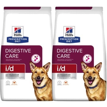 Hill's Prescription Diet i/d Croquettes pour chiens, Adultes, au poulet pour soutenir la digestion 2x12 kg - Image 1