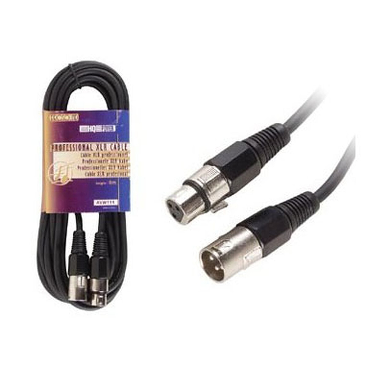 Câble XLR 3P mâle / XLR 3P femelle (2 m) - Image 1