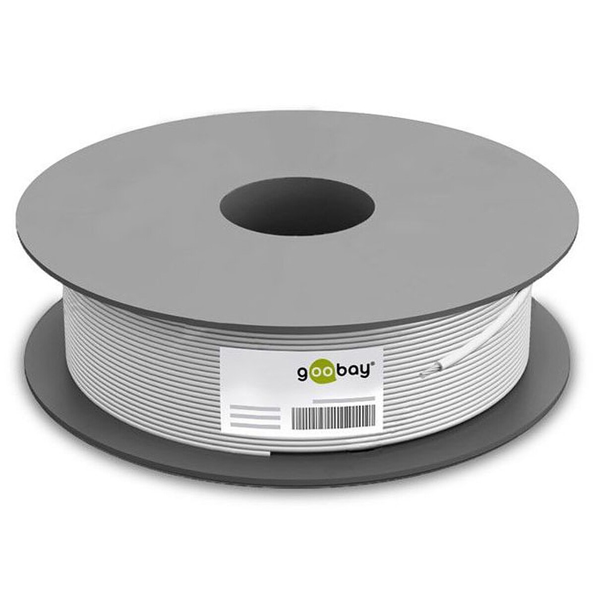 Goobay câble réseau catégorie 6 S/FTP (PiMF) 305 mètres (Gris) - Image 1