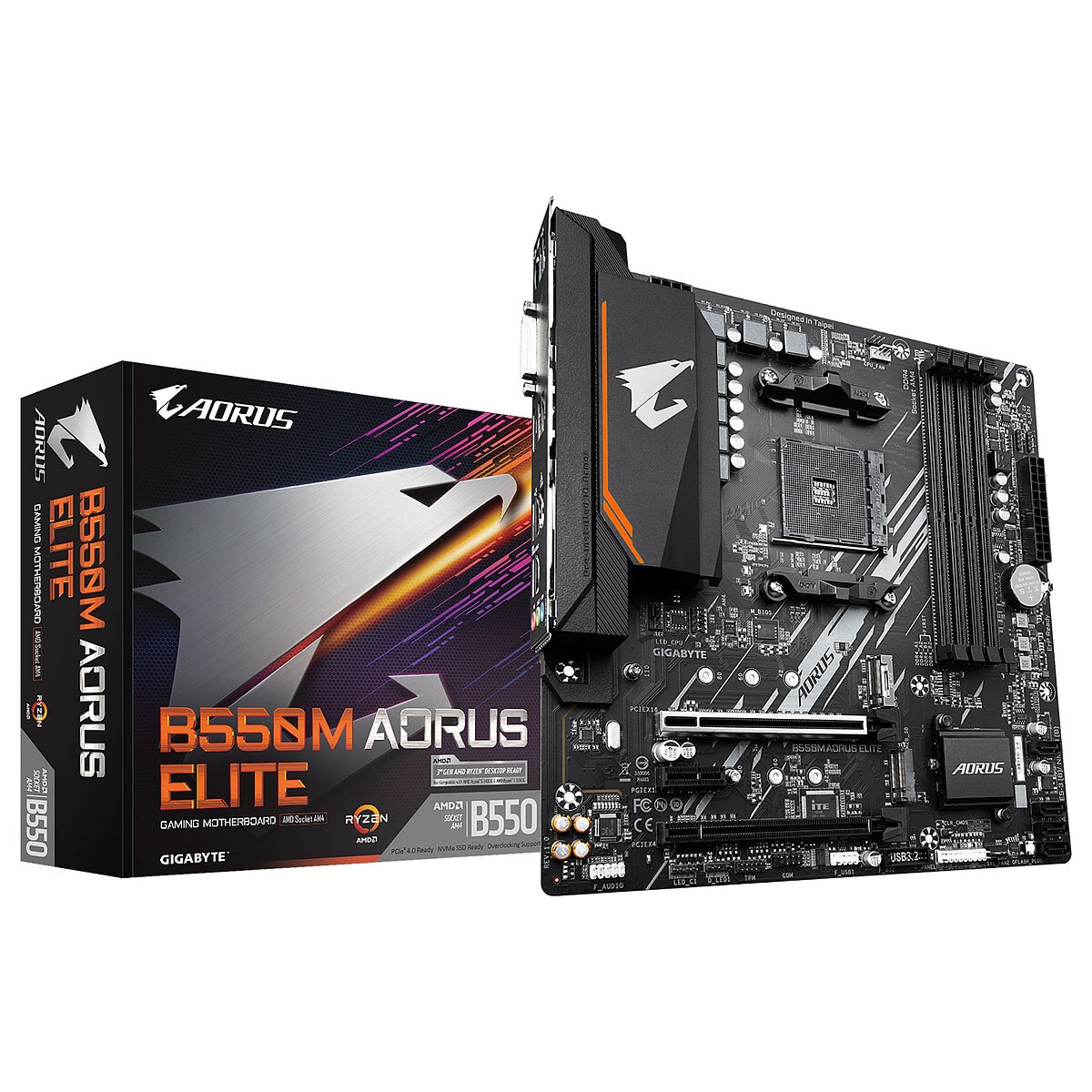 Gigabyte B550M AORUS ELITE - Image 1