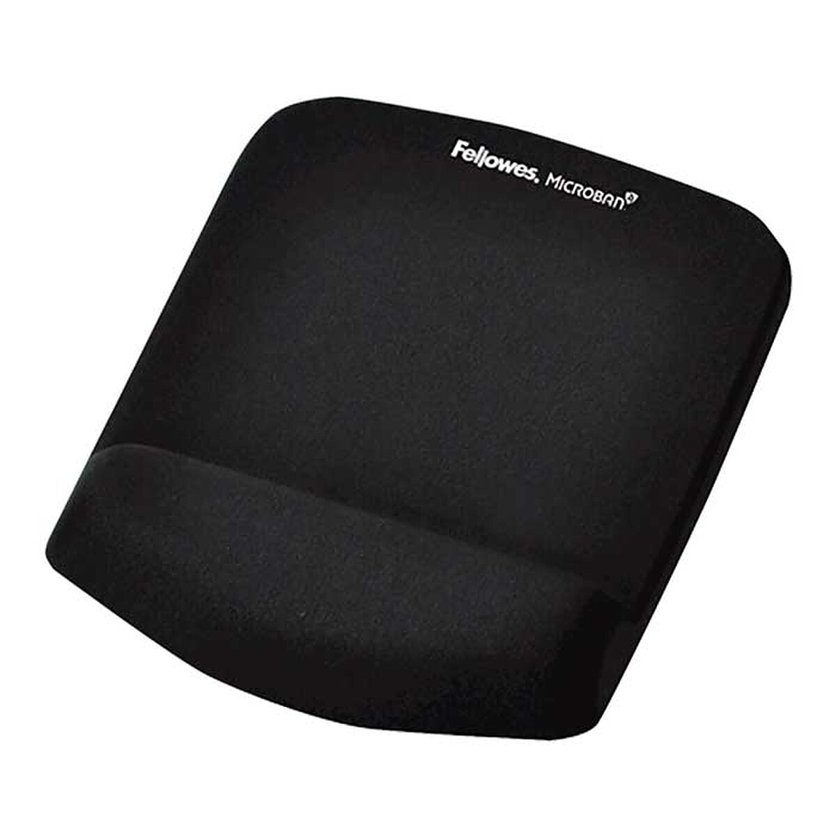 Fellowes Tapis de souris Repose-poignet PlushTouch Noir - Image 1