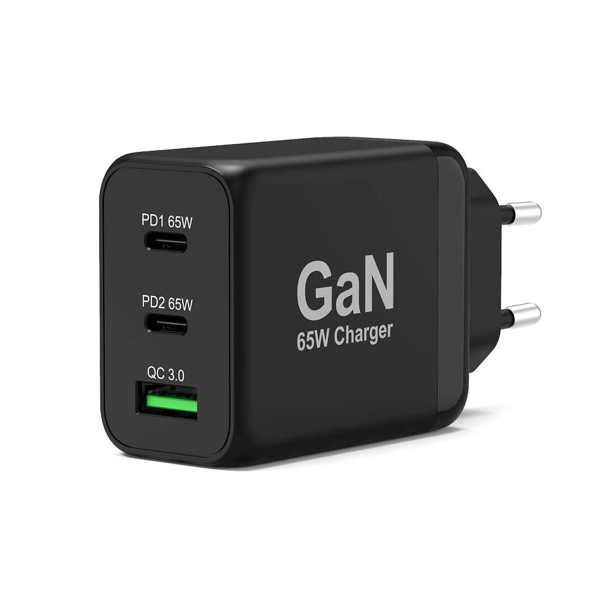 PORT Connect Chargeur Secteur Combo 65W 2x USB-C Power Delivery / 1x USB-A - Image 1