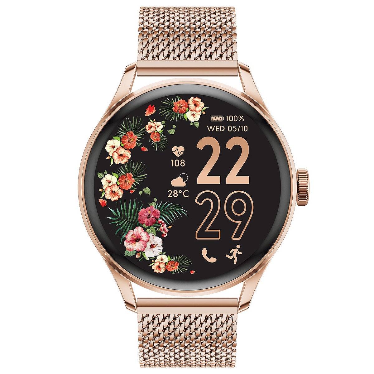 Ice Watch Ice Smart 2.0 1.20 Rose/Or Bracelet Milanais - Image 1