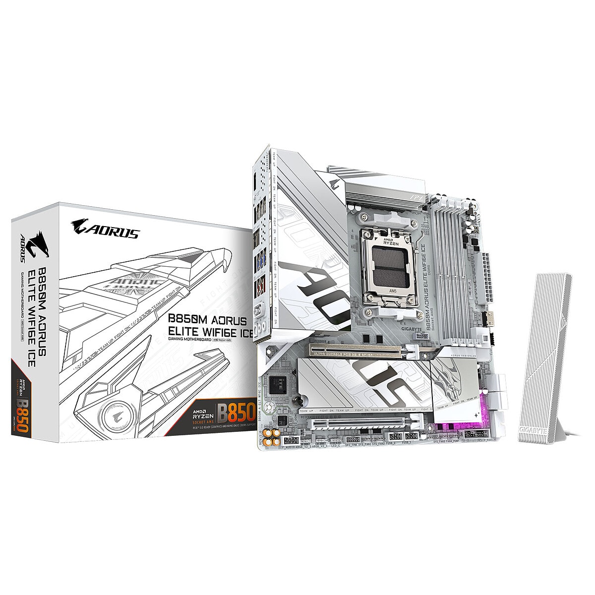 Gigabyte B850M AORUS ELITE WIFI6E ICE - Image 1