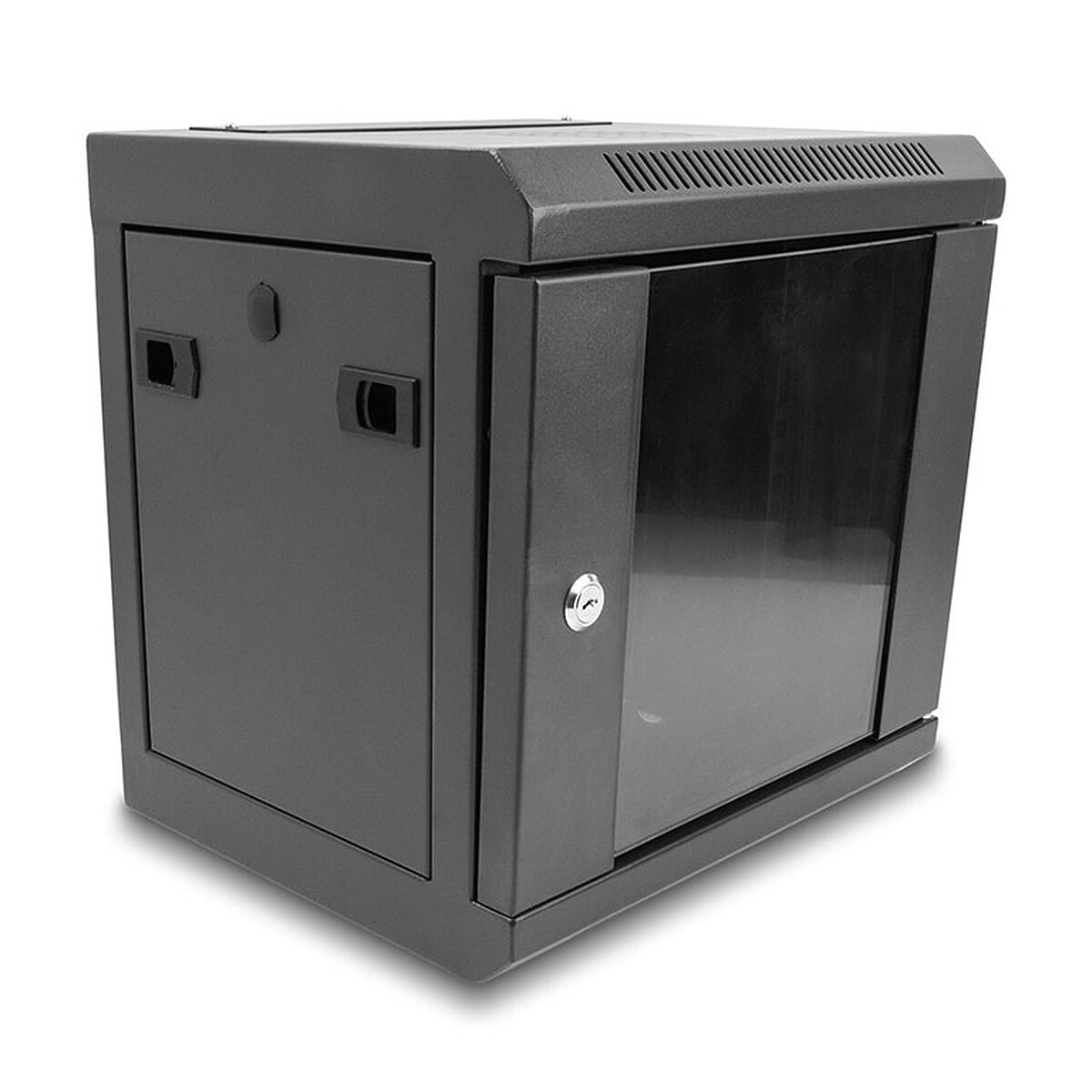 DeLock Armoire réseau 10" avec porte vitrée 6U Noire - Image 1