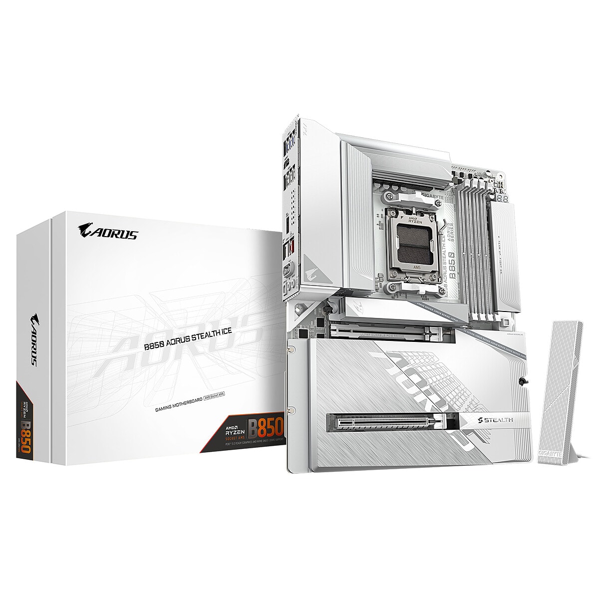 Gigabyte B850 AORUS STEALTH ICE - Image 1