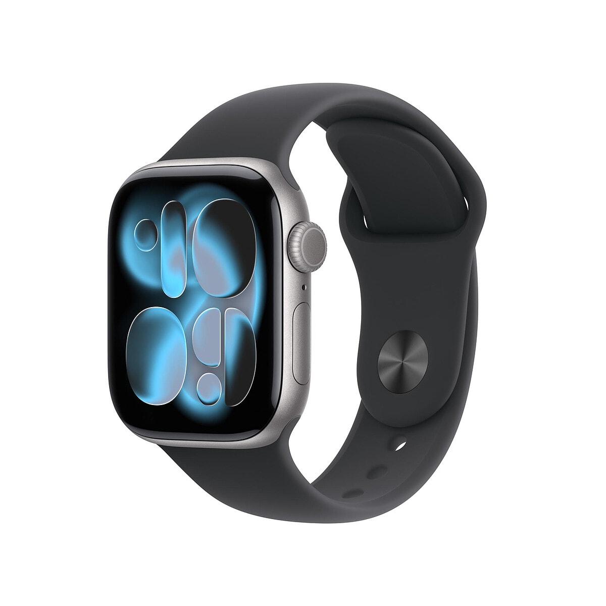 Apple Watch Series 11 GPS 42 mm Aluminium Gris sidéral Bracelet Sport Noir S/M - Image 1