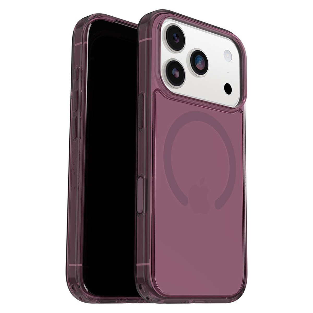 OtterBox Symmetry Series Clear MagSafe Purple Mystery Clear iPhone 17 Pro - Image 1