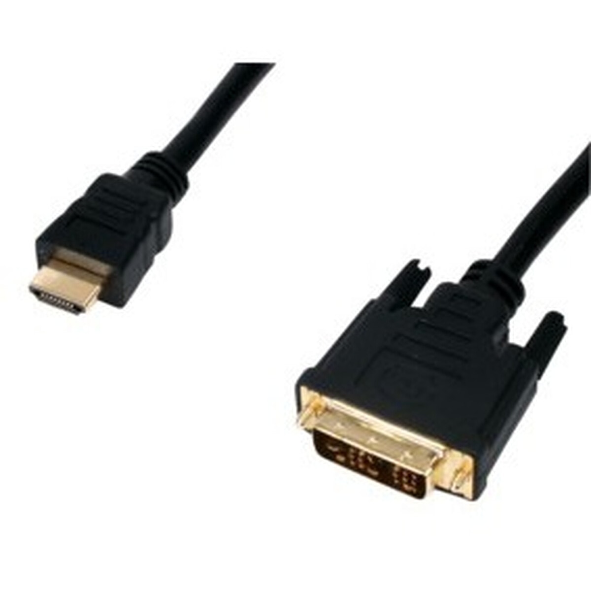 Câble DVI-D Single Link mâle / HDMI mâle (1.5 mètres) plaqué or - Image 1