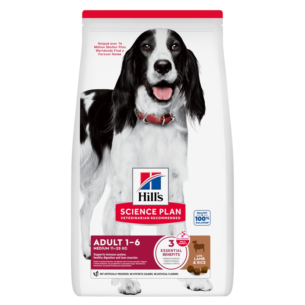 Hill's Science Plan Adult Medium con cordero y arroz - 18 kg - Image 1