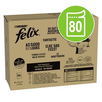 Felix Fantastic 80 x 85 g - Jumbopack