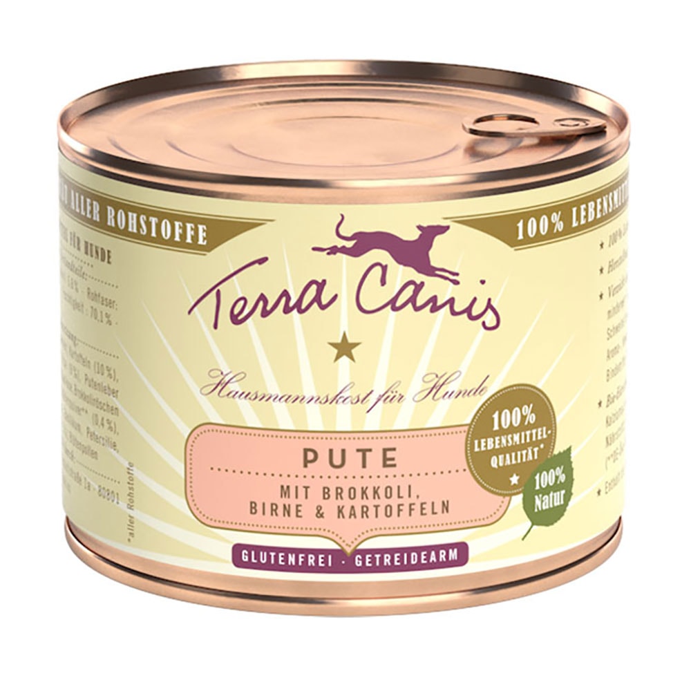 Terra Canis Classic 12 x 200 g - Pack Ahorro - Pavo - Image 1