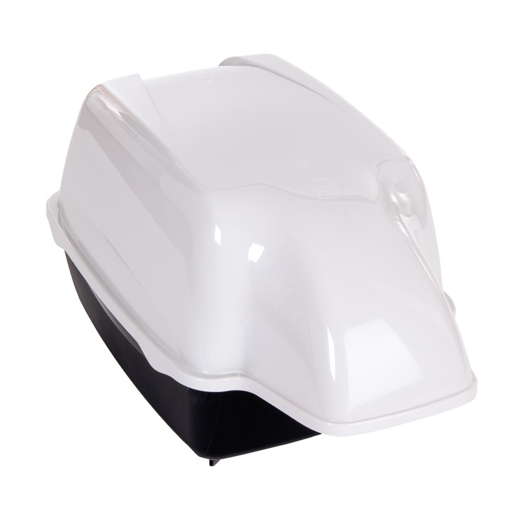 Arenero cubierto Ferplast Outdoor para gatos - Negro y blanco - Image 1