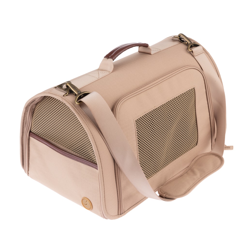 Bolso con bandolera TIAKI Premium Camello para mascotas - 44,5 x 28 x 25,5 cm (Lx An x Al) - Image 1