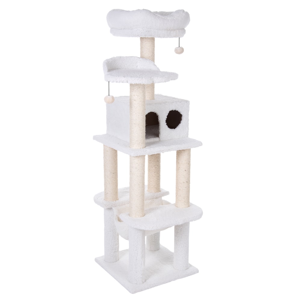Rascador La Digue III para gatos - Blanco - Image 1