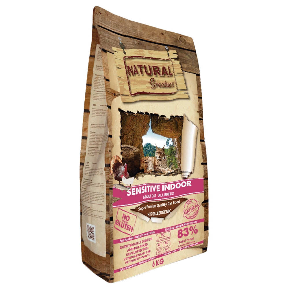 Natural Greatness Sensitive Indoor con pollo y pavo - 2 x 6 kg - Pack Ahorro - Image 1