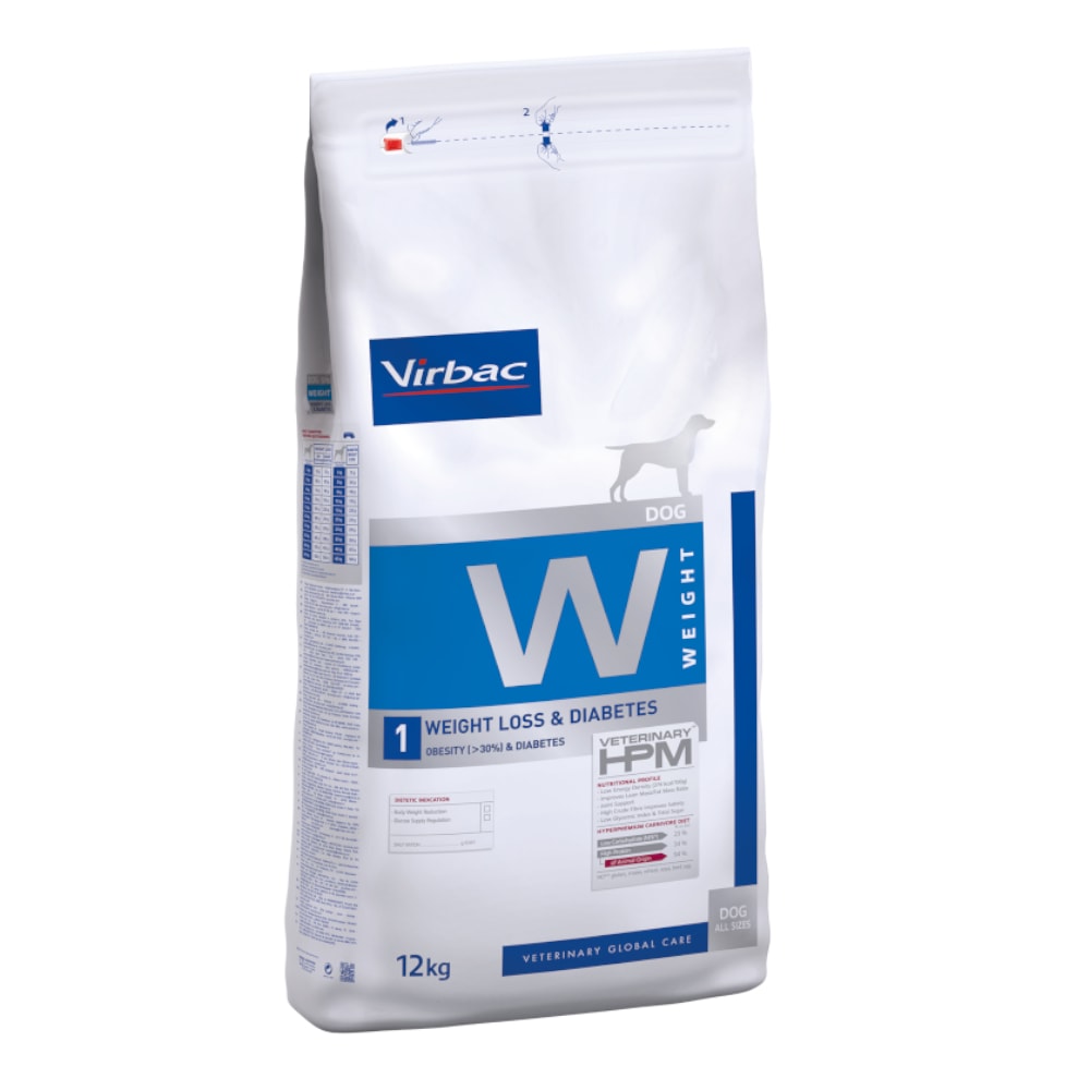 Virbac W1 Veterinary HPM Weight Loss & Diabetes - 12 kg - Image 1