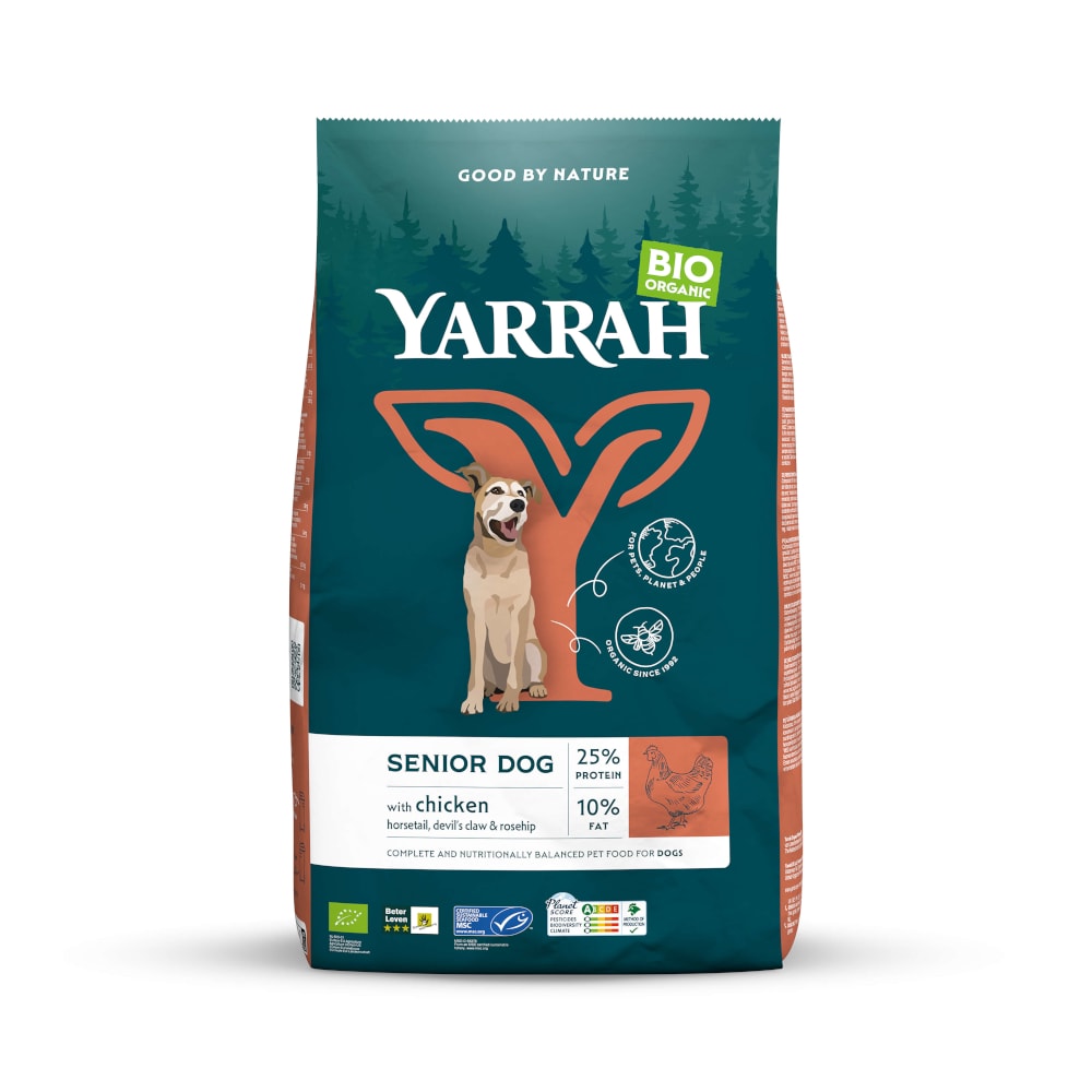 Yarrah Bio Senior con pollo ecológico - 2 x 10 kg - Pack Ahorro - Image 1
